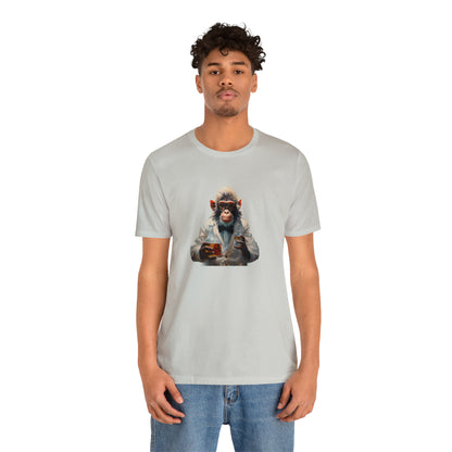 Monkey Scientist Unisex Jersey Short Sleeve Tee