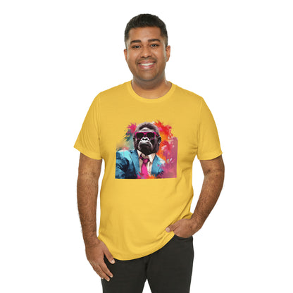 Miami Vice Gorilla - Unisex Jersey Short Sleeve Tee