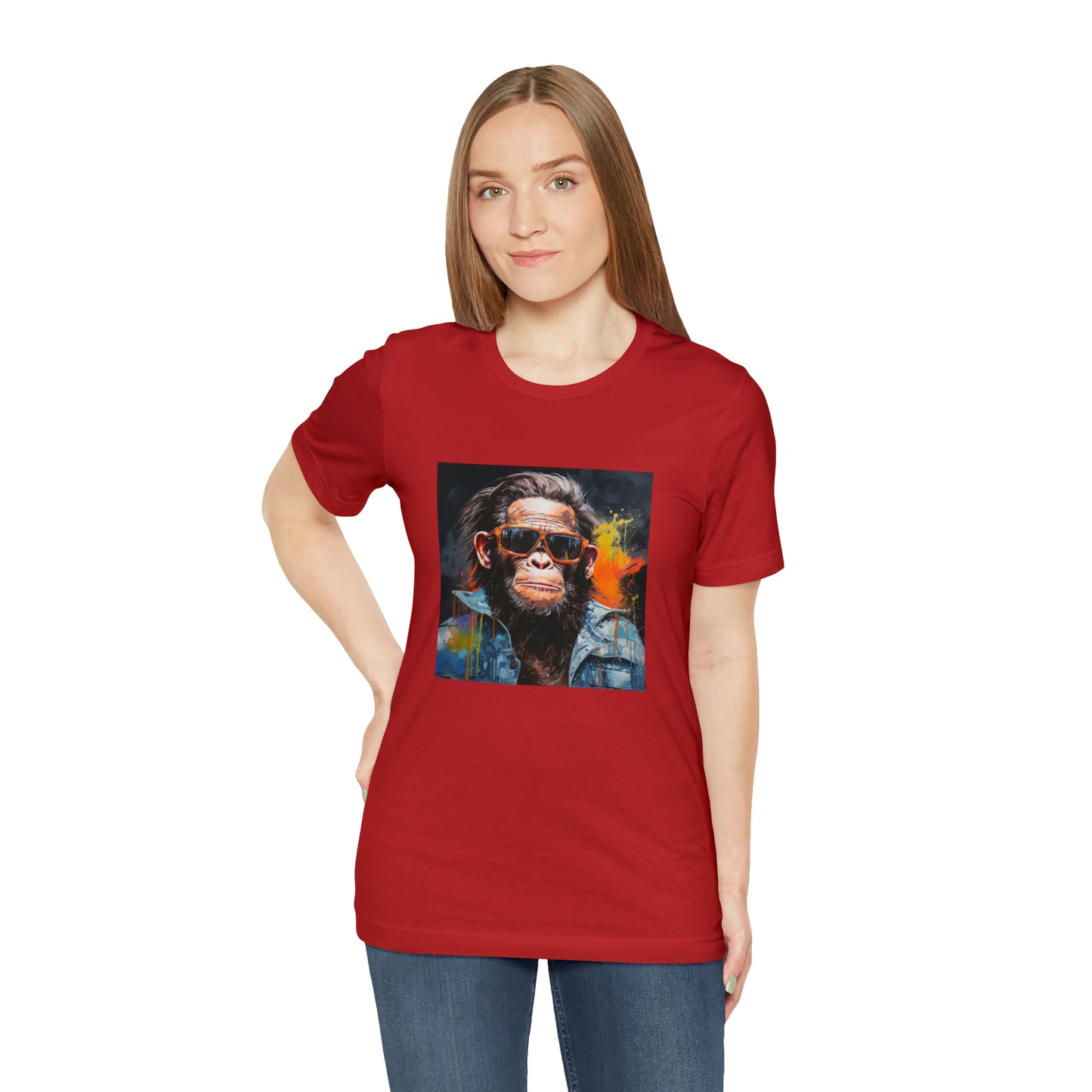 Terminator Monkey Unisex Short Sleeve Tee