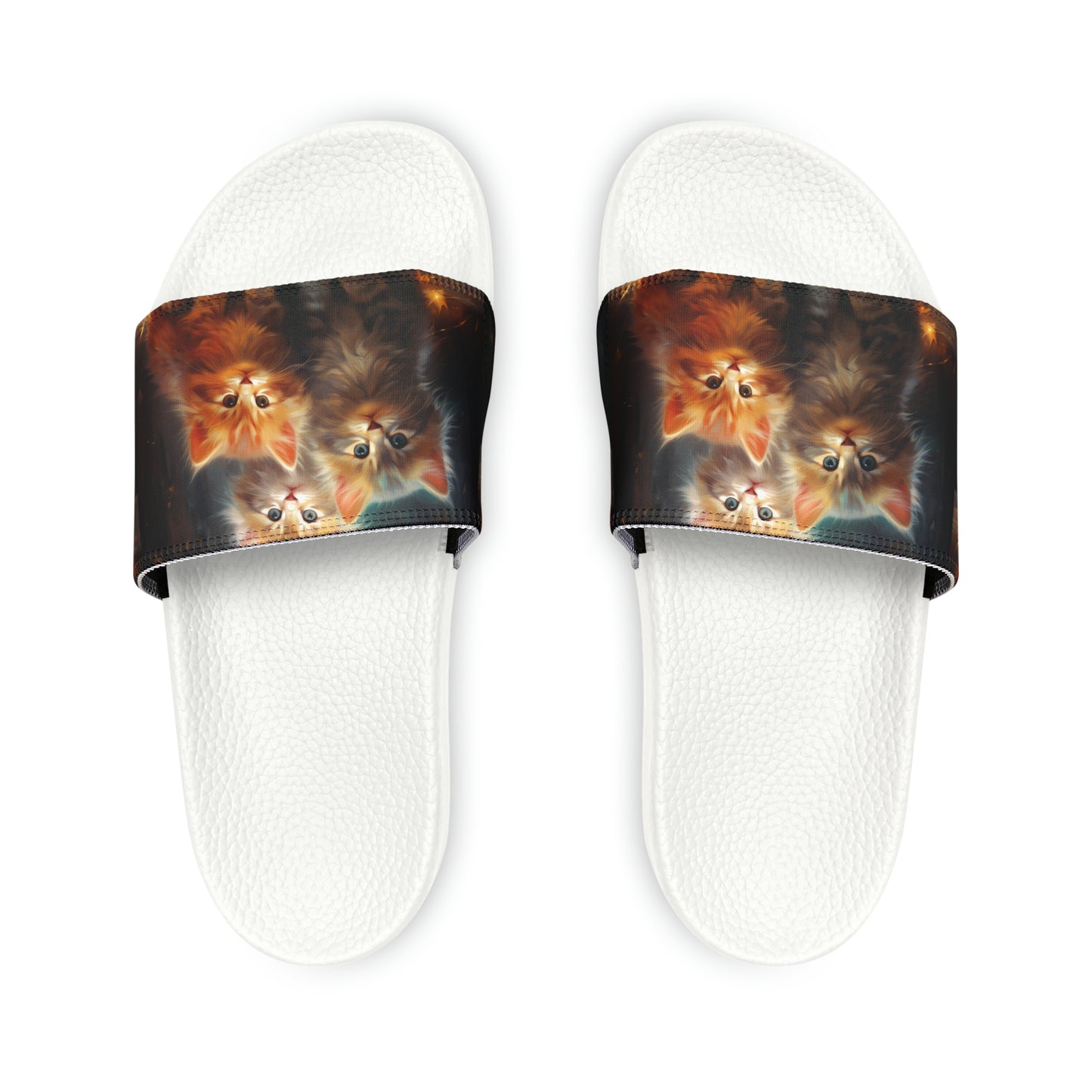 Men's PU Slide Sandals - Kittens