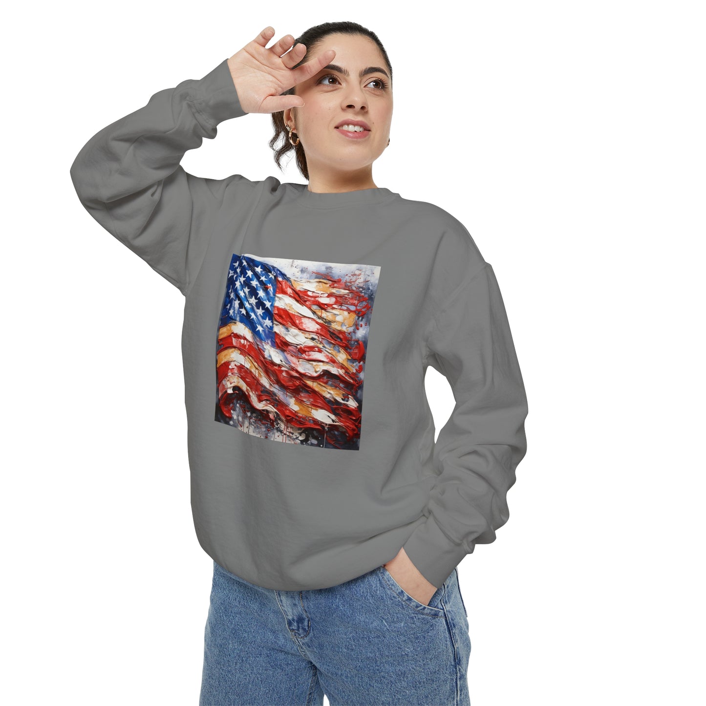 USA Flag Unisex Sweatshirt