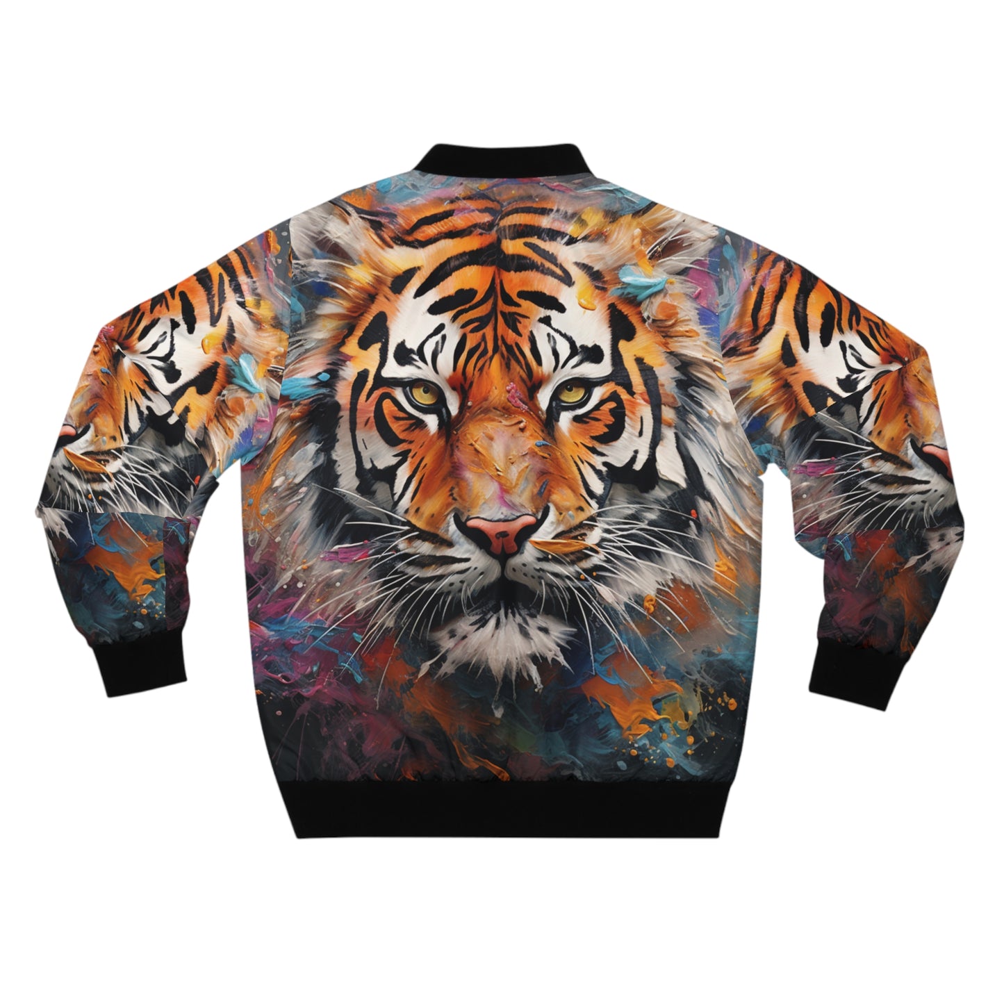 Tiger Abstract Men's Bomber Jacket