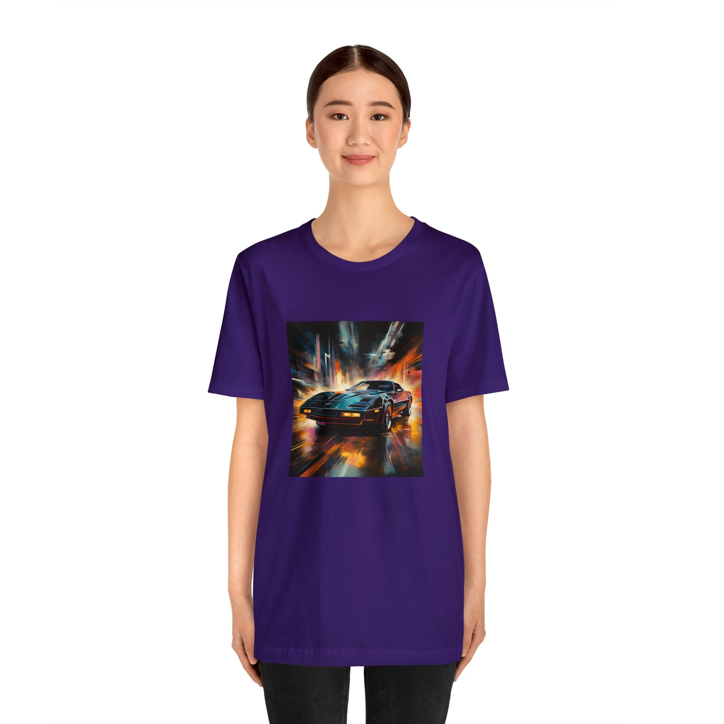 Knight Rider Abstract Unisex Jersey Short Sleeve Tee