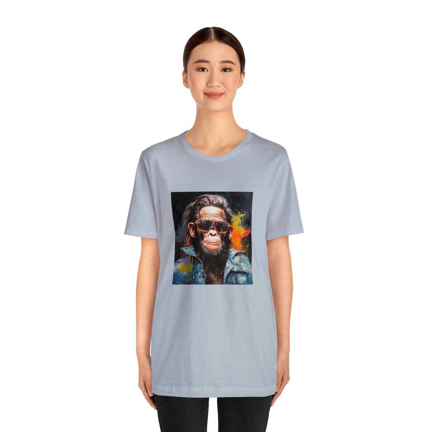 Terminator Monkey Unisex Short Sleeve Tee