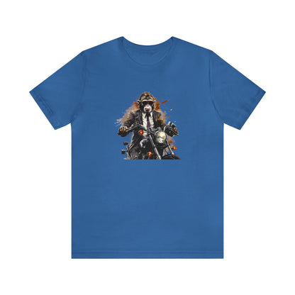 Monkey in Suit: The Gun-Toting Biker Tee