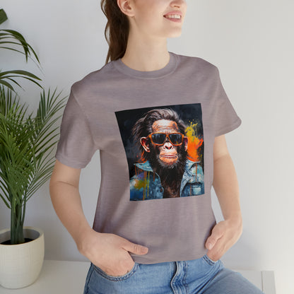 Terminator Monkey Unisex Short Sleeve Tee