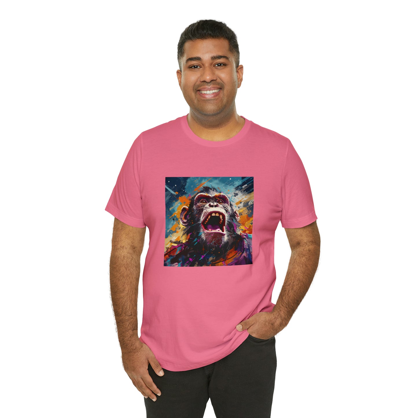 Monkey Abstract Unisex Jersey Tee