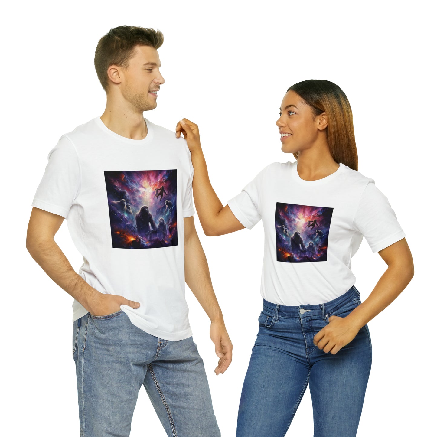 Magical Realm Apes Unisex Jersey Short Sleeve Tee