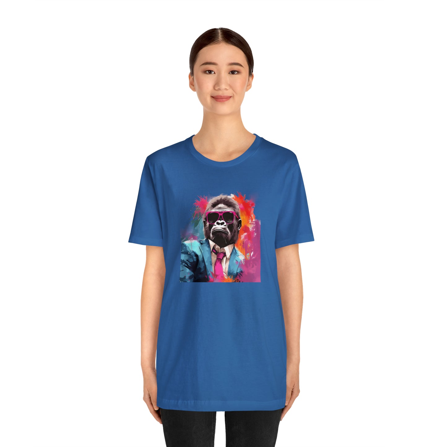 Miami Vice Gorilla - Unisex Jersey Short Sleeve Tee