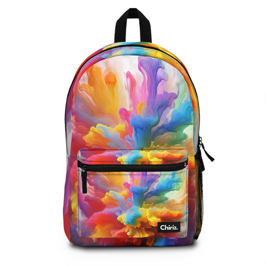 Misty Rainbow Abstract Backpack - Chiriz