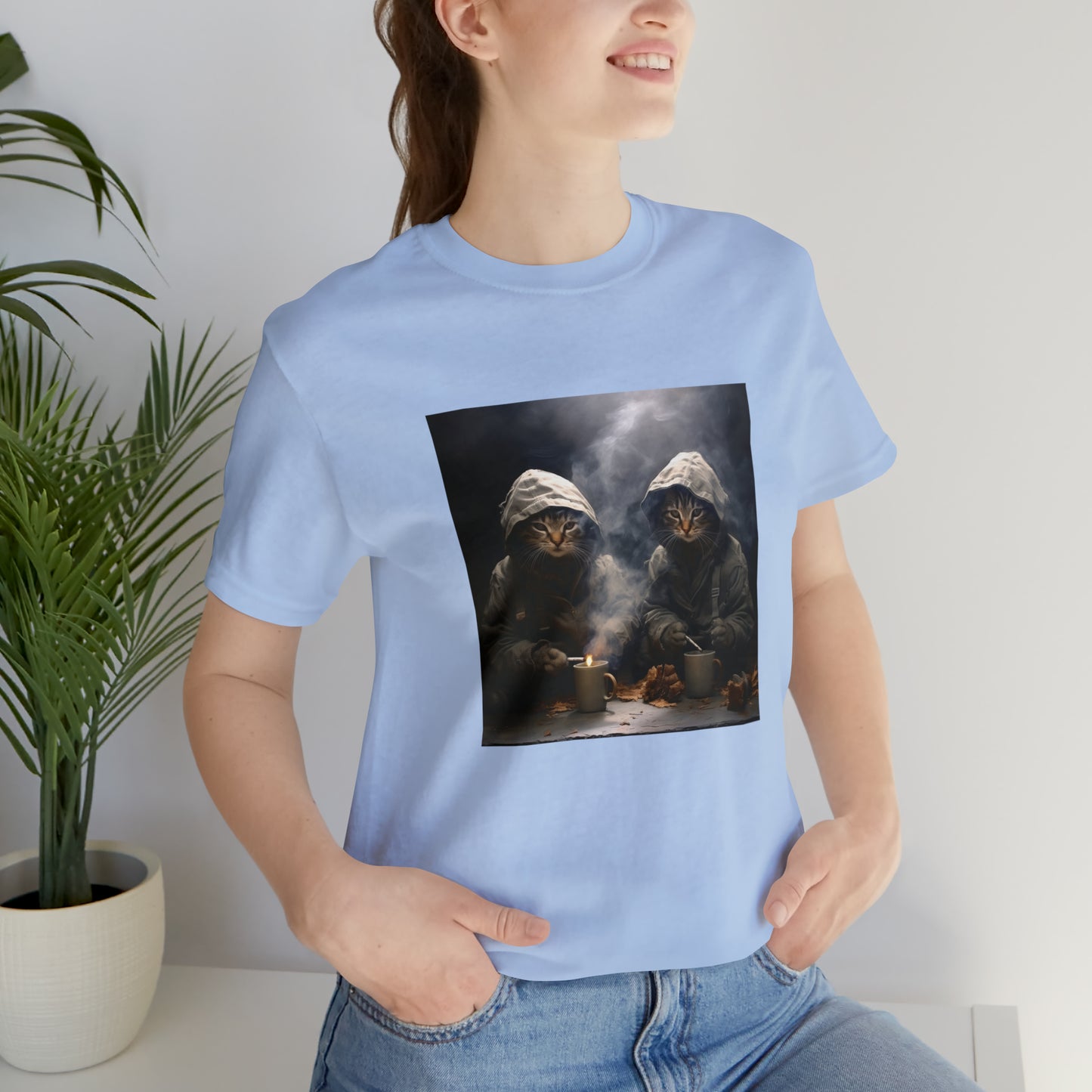 Banksy Inspired Kittens Smoking Unisex Tee