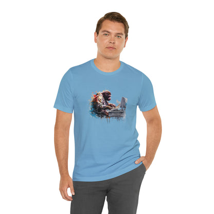 Ape Fixing Computer Unisex Tee