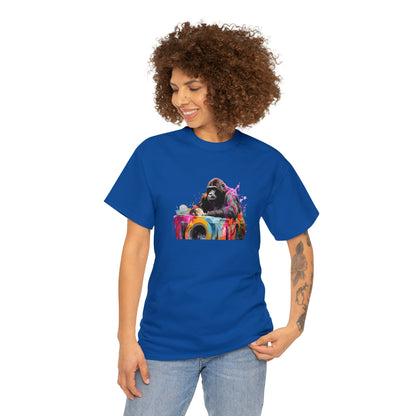 Gorilla Doing Laundry Unisex Heavy Cotton Tee