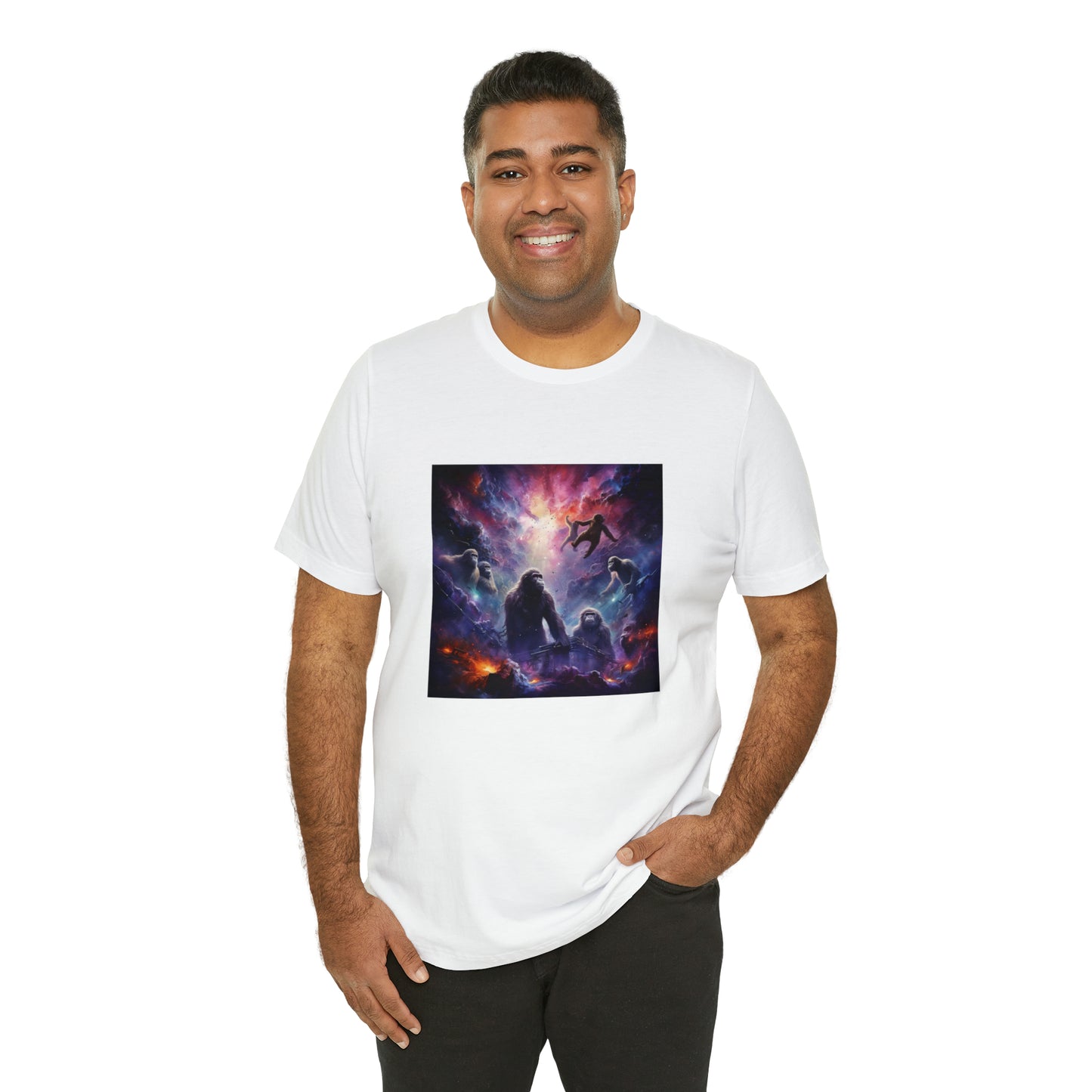 Magical Realm Apes Unisex Jersey Short Sleeve Tee