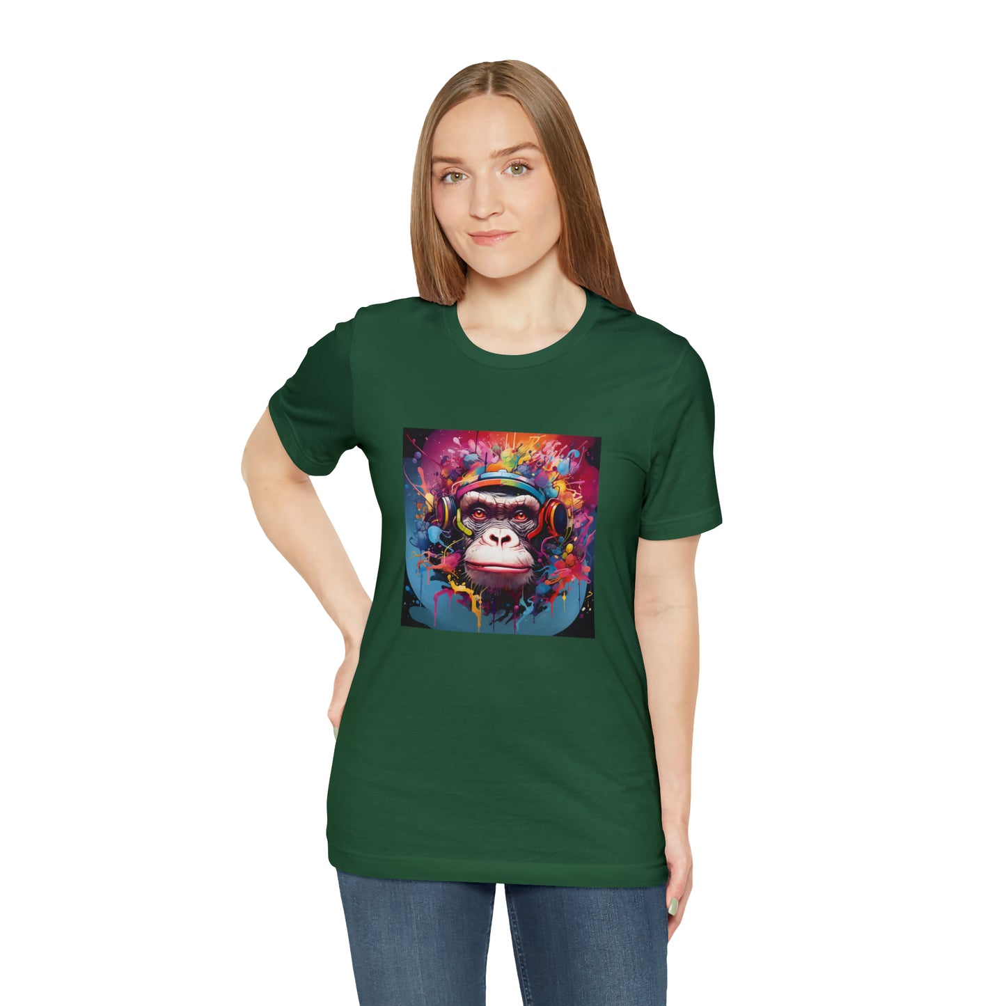 SuperMonkey - Abstract Unisex Jersey Short Sleeve Tee