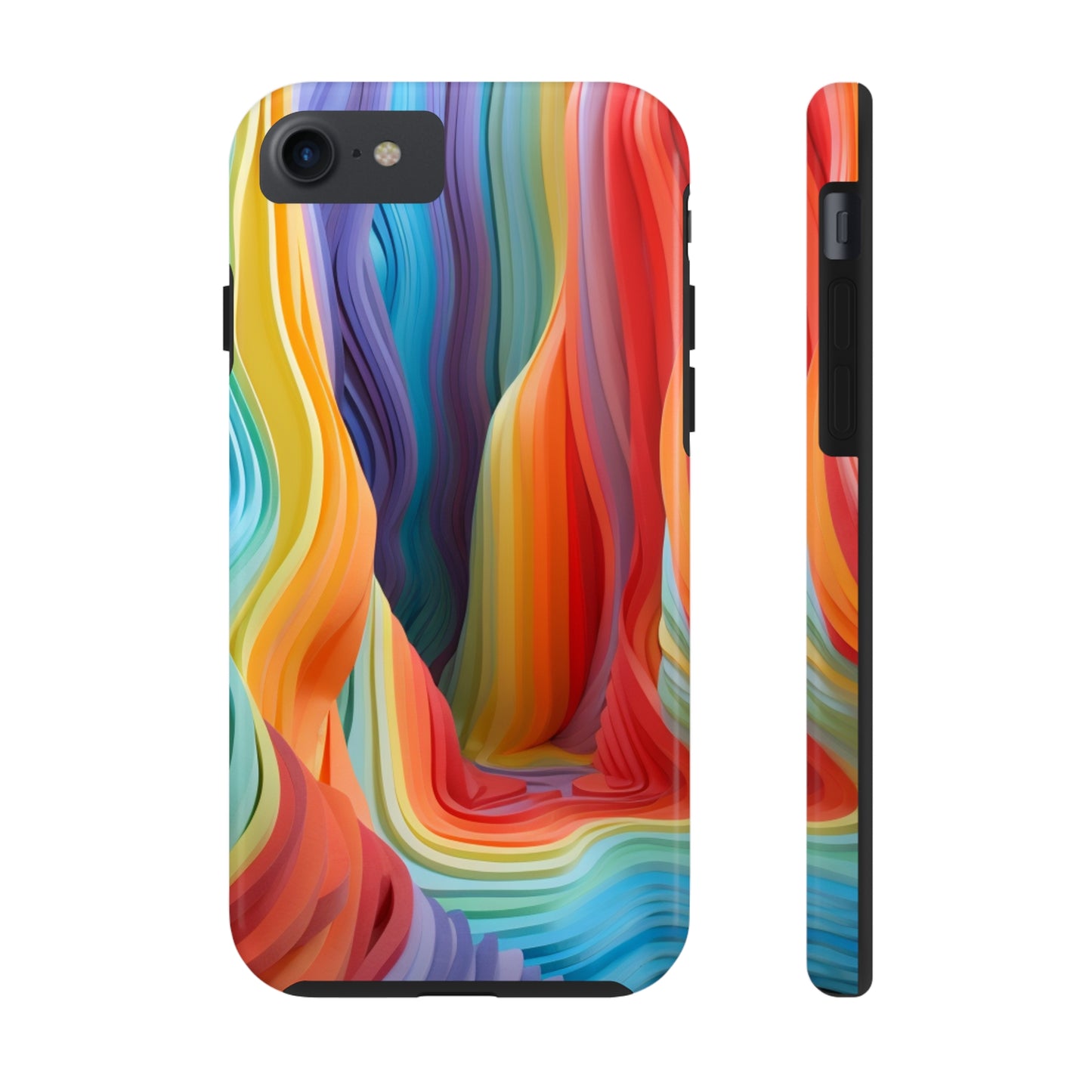 Rainbow Stripes Tough Phone Case