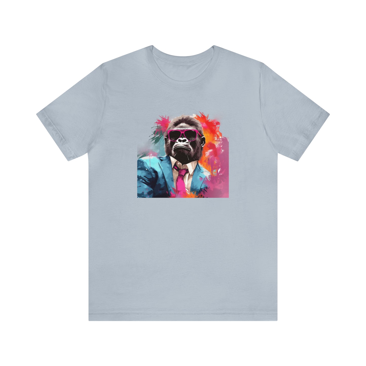 Miami Vice Gorilla - Unisex Jersey Short Sleeve Tee