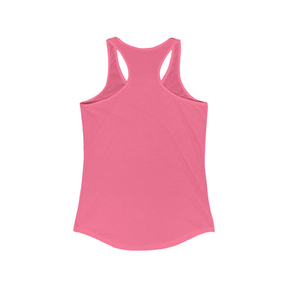 Women's Ideal Racerback Tank - Abstract Cat