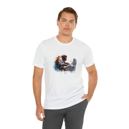 Ape Fixing Computer Unisex Tee