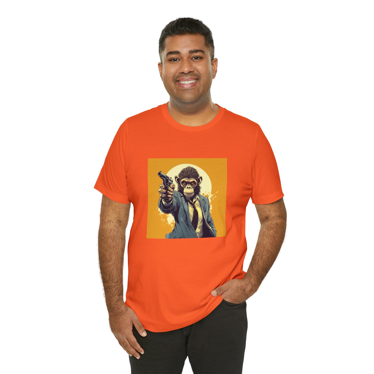 Monkey Unisex Jersey Tee