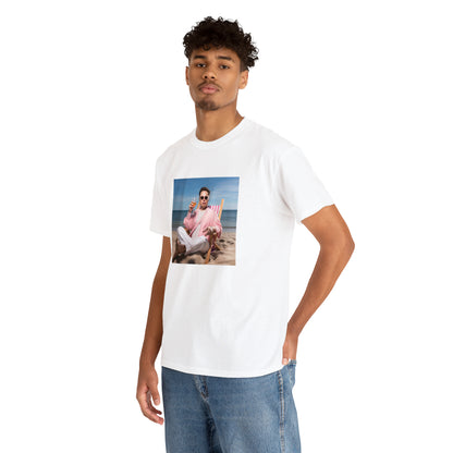 Elon Musk Beach Vibes Unisex Heavy Cotton Tee