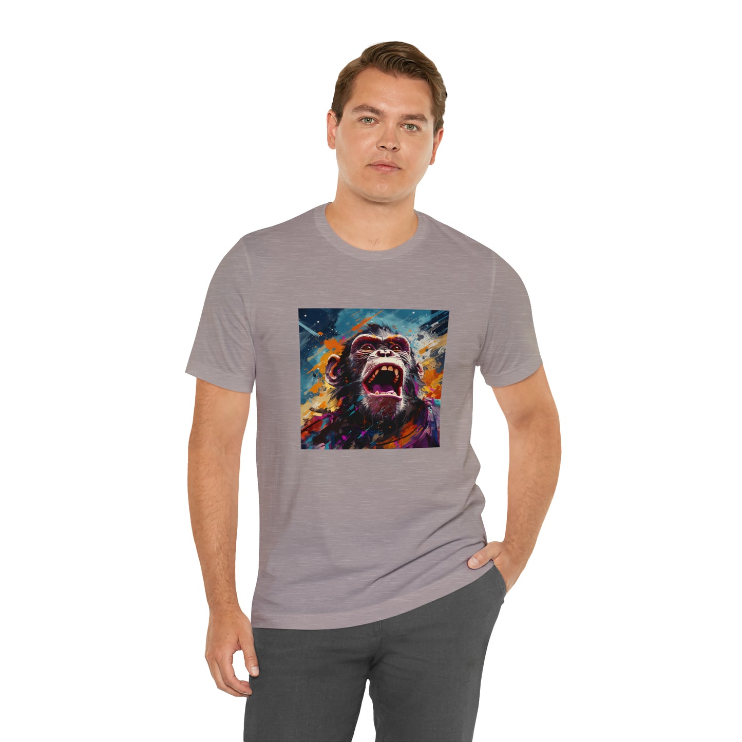 Monkey Abstract Unisex Jersey Tee