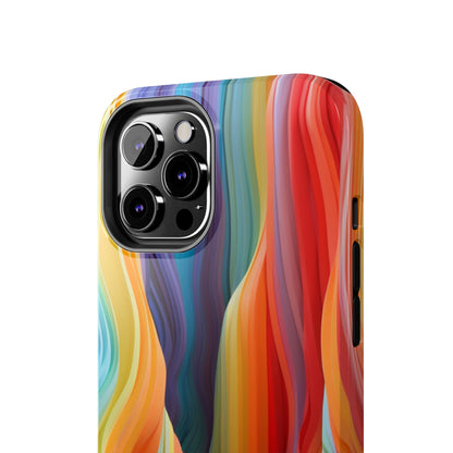 Rainbow Stripes Tough Phone Case