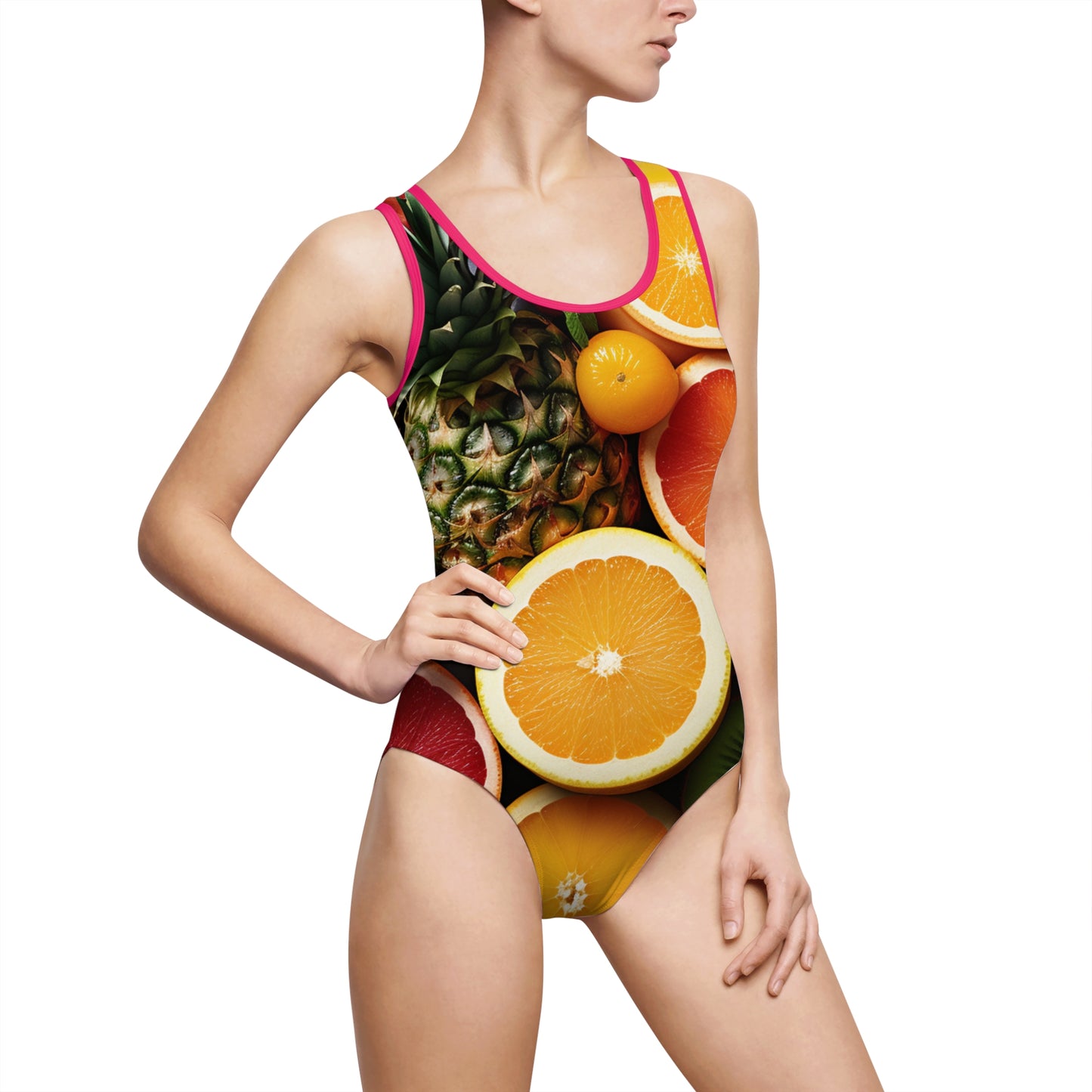 Tropical Fruits Women's One-Piece Swimsuit