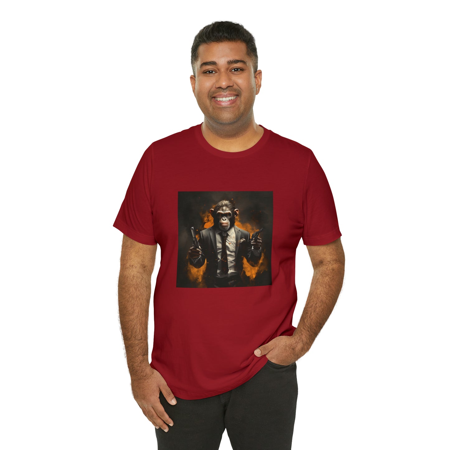 Monkey in a Suit Unisex Jersey Tee