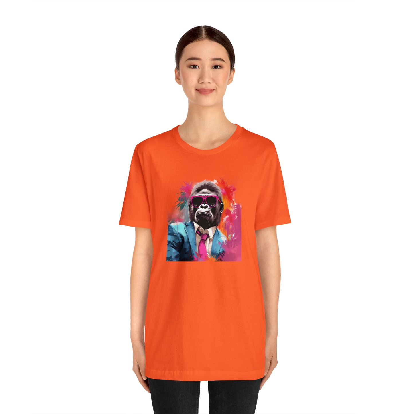 Miami Vice Gorilla - Unisex Jersey Short Sleeve Tee