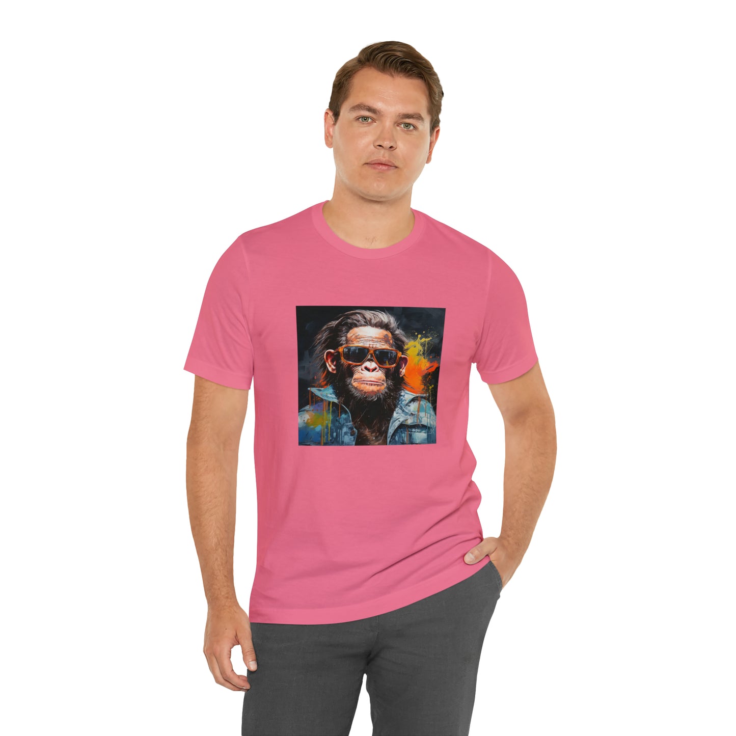 Terminator Monkey Unisex Short Sleeve Tee