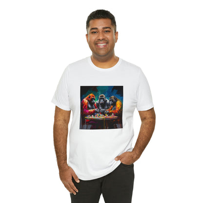 Gorilla Poker Showdown Tee - Unisex Jersey Short Sleeve