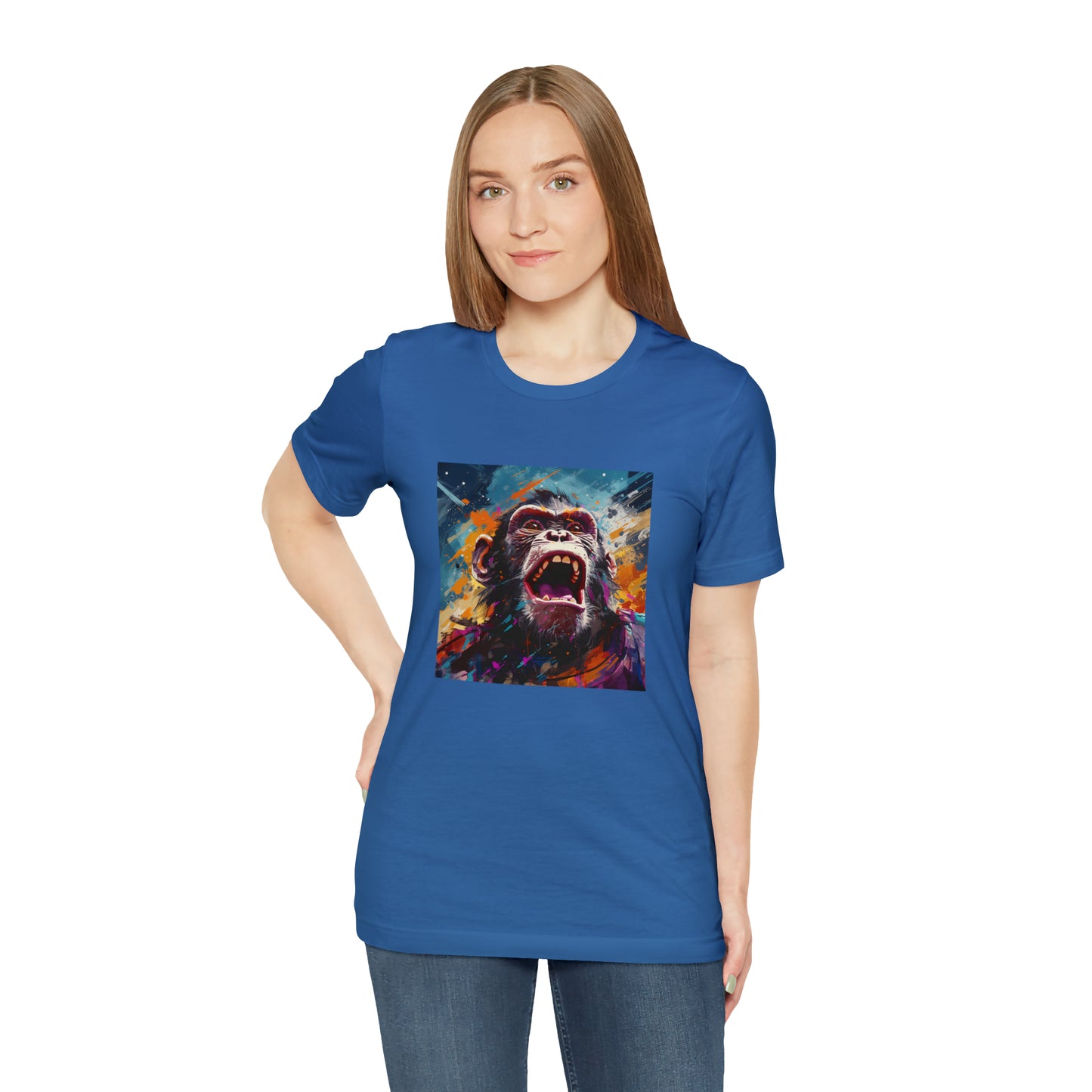 Monkey Abstract Unisex Jersey Tee