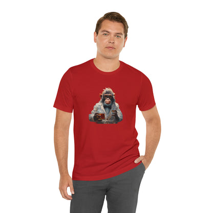 Monkey Scientist Unisex Jersey Short Sleeve Tee