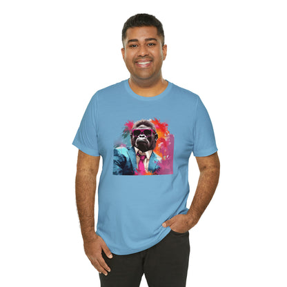 Miami Vice Gorilla - Unisex Jersey Short Sleeve Tee