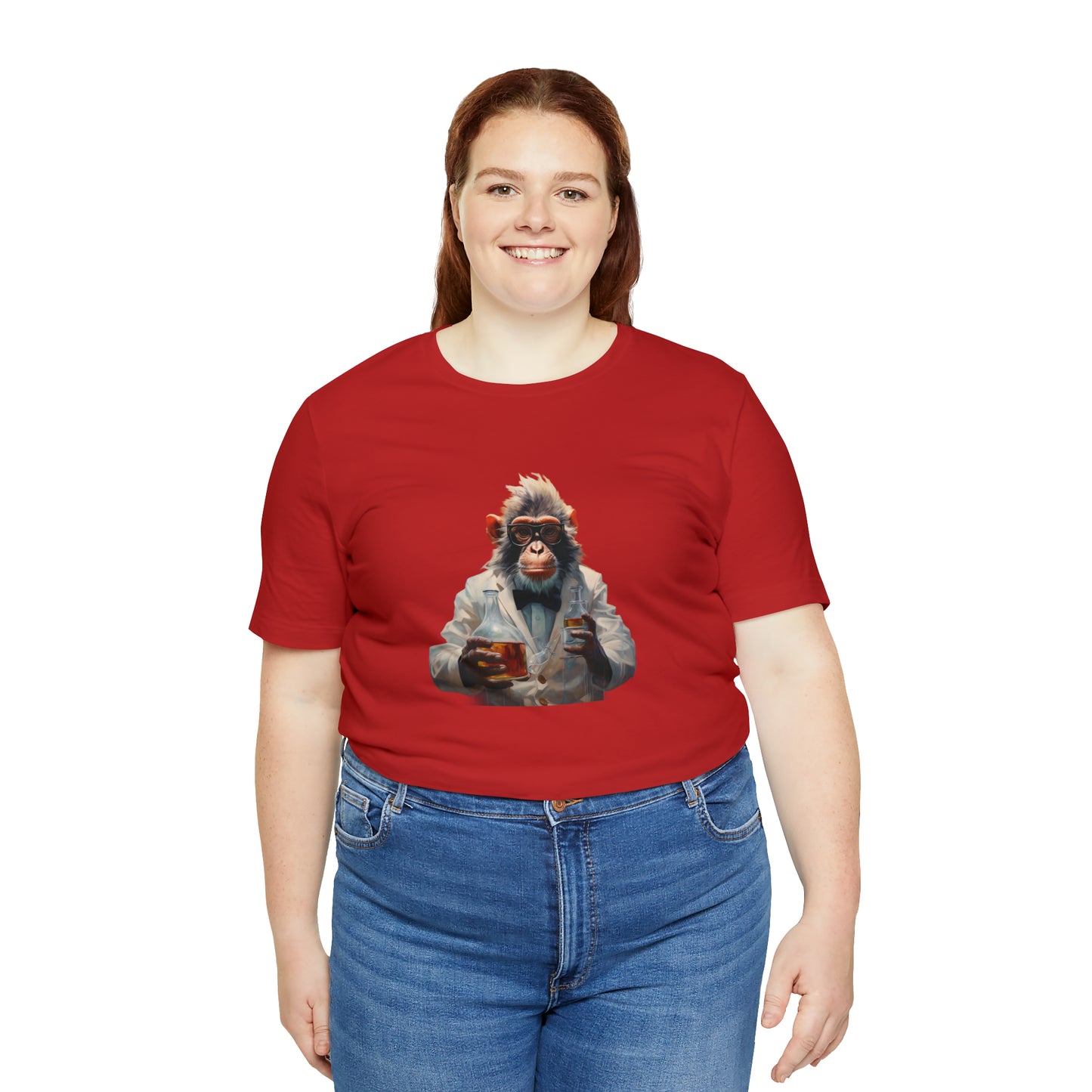 Monkey Scientist Unisex Jersey Short Sleeve Tee