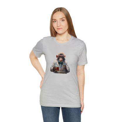 Monkey Scientist Unisex Jersey Short Sleeve Tee