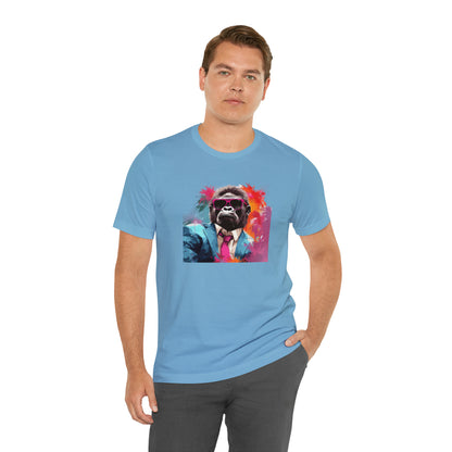 Miami Vice Gorilla - Unisex Jersey Short Sleeve Tee