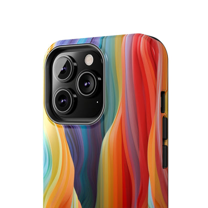 Rainbow Stripes Tough Phone Case