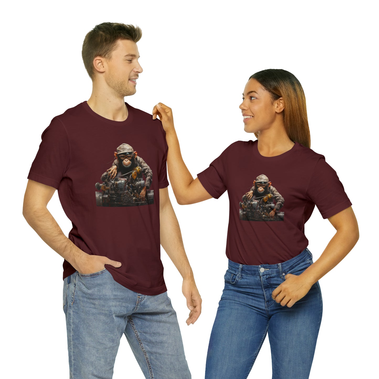 Unisex Monkey Mechanic Tee