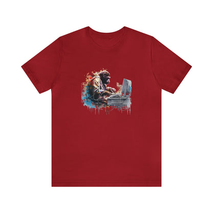 Ape Fixing Computer Unisex Tee