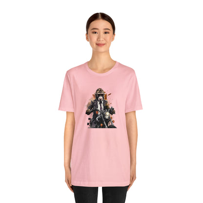 Monkey in Suit: The Gun-Toting Biker Tee