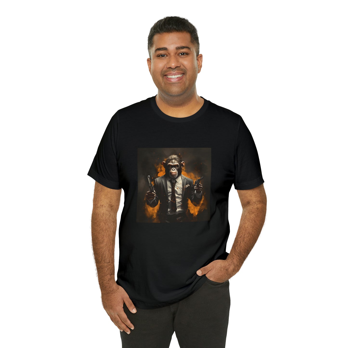 Monkey in a Suit Unisex Jersey Tee