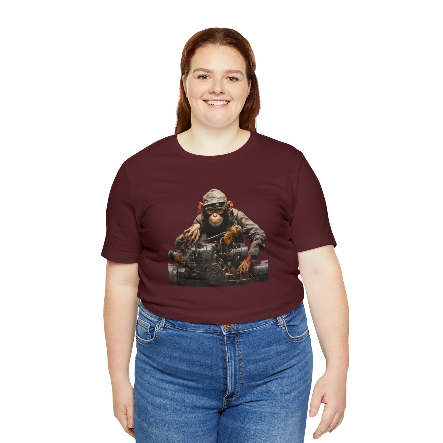 Unisex Monkey Mechanic Tee