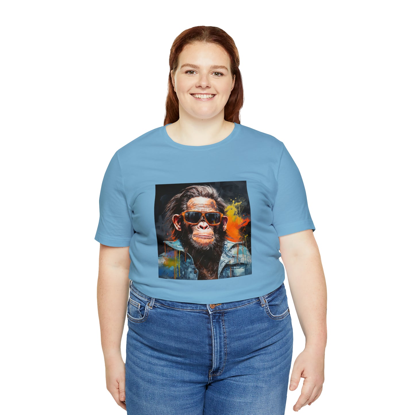 Terminator Monkey Unisex Short Sleeve Tee