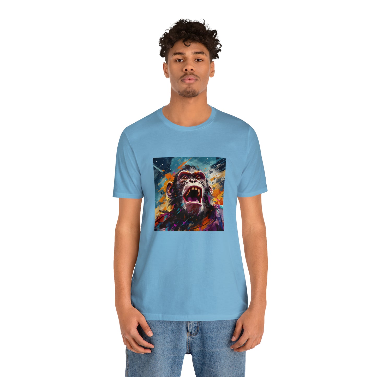 Monkey Abstract Unisex Jersey Tee