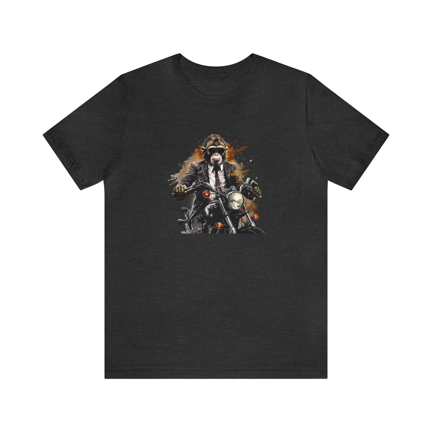 Monkey in Suit: The Gun-Toting Biker Tee