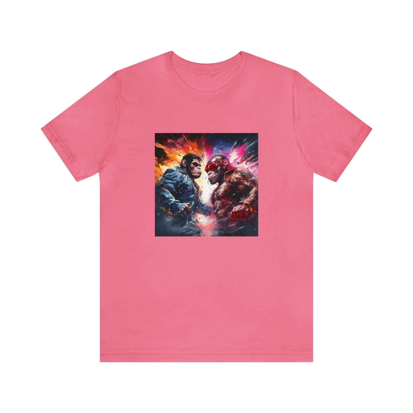 Terminator vs Rocky Monkey Unisex Jersey Tee