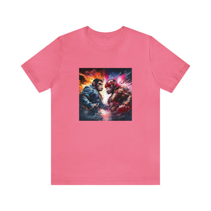 Terminator vs Rocky Monkey Unisex Jersey Tee