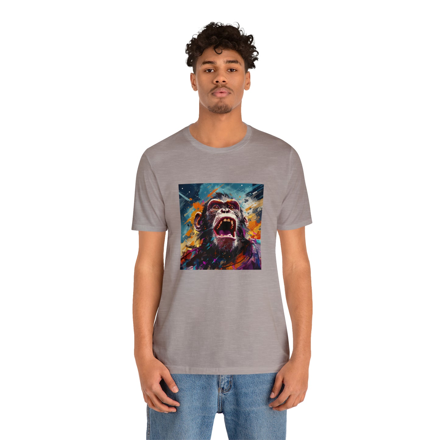 Monkey Abstract Unisex Jersey Tee